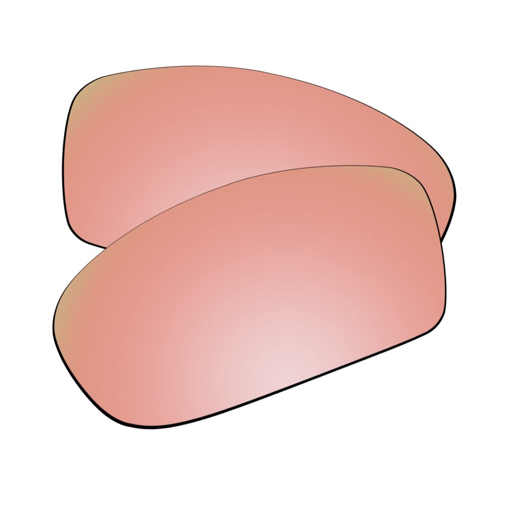 EZReplace Lenses Replacement for Oakley Monster Pup Sunglasses (Polarized Lenses) - Fits Oakley Monster Pup Frame (Rose Gold)