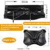 Fishing Fighting Waist Belt Support Fishing Belly Top Double Safety Insurance Belt Offshore Stand Up Fish Fighting Rod Holder Waist Belt Adjustable Width 140cm-160cm for Deep Sea Boat Fishing Tackle view 2