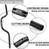 BUCKLOS Mountain Bike MTB Handlebars 25.4 mm - Bicycle Riser 20/40/60/100mm Aluminum Alloy Handlebar - 620/660/720mm Extra Long(25.4mm-720mm-20mm) view 2