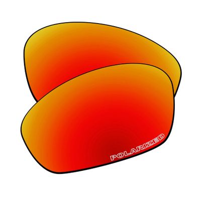 EZReplace Lenses Replacement for Oakley Juliet Sunglasses (Polarized Lenses) - Fits Oakley Juliet Frame (Updated Polycarbonate Fire Red)