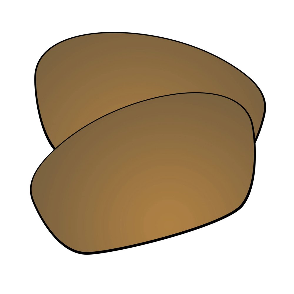EZReplace Lenses Replacement for Oakley Juliet Sunglasses (AR Polarized Lenses) - Fits Oakley Juliet Frame (Updated Polycarbonate AR Coated Flash Bronze)