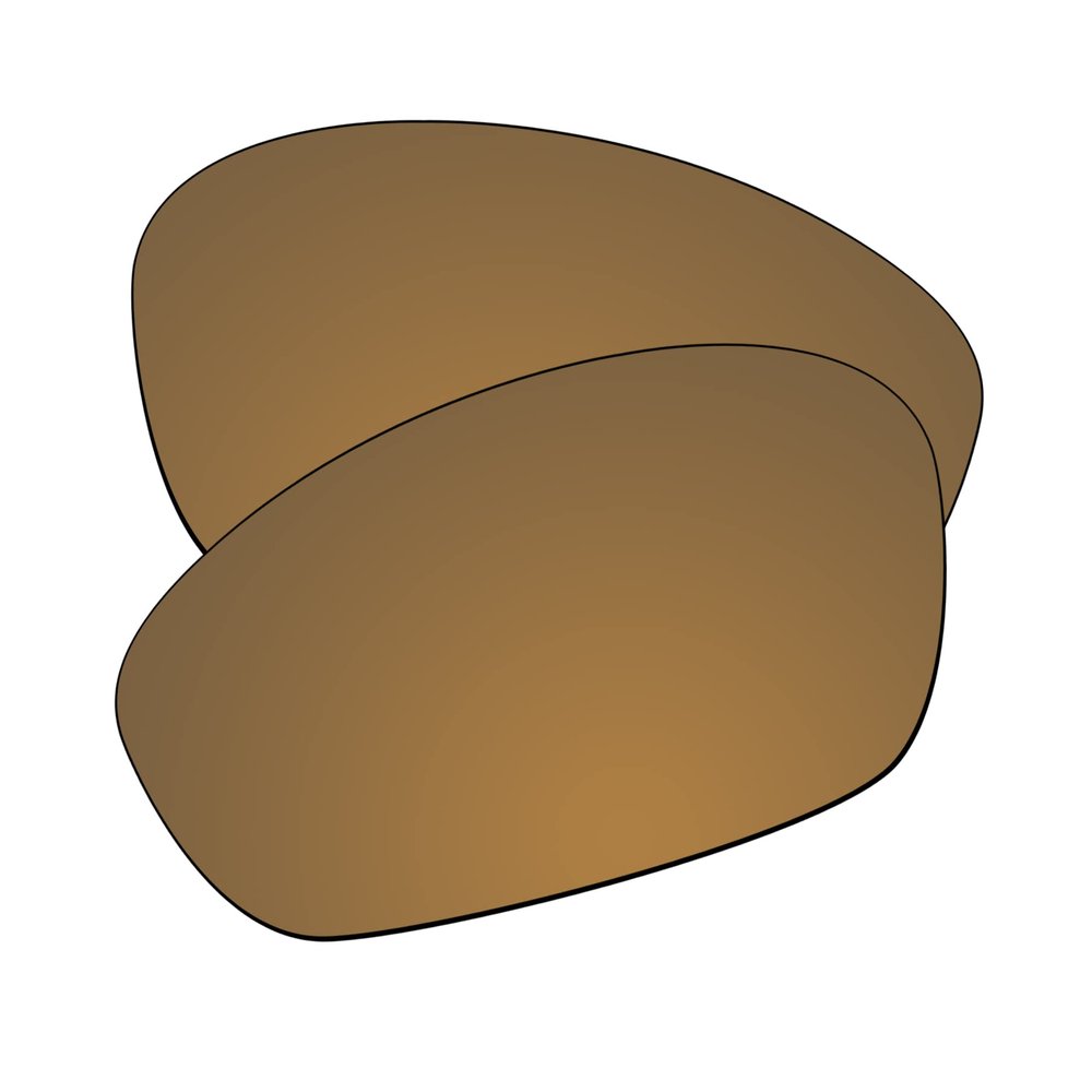 EZReplace Lenses Replacement for Oakley Monster Dog Sunglasses (Polarized Lenses) - Fits Oakley Monster Dog Frame (Flash Bronze)