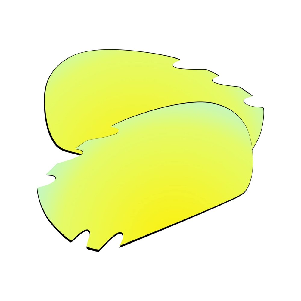 EZReplace Lenses Replacement for Oakley Racing Jacket Vented Sunglasses (Non-Polarized Lenses) - Fits Oakley Racing Jacket Vented Frame (Golden Yellow)