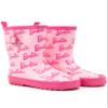 Barbie Girls Pink Classic Rain Boots | Pull-On Design for Outdoor Play & Rainy Weather Merch - 8 UK Child view 1