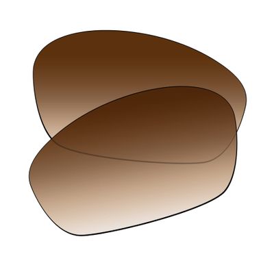 EZReplace Lenses Replacement for Oakley Monster Dog Sunglasses (Non Polarized Lenses) - Fits Oakley Monster Dog Frame (Brown Gradient)