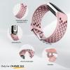 Maledan Compatible for Fitbit Charge 5 Bands/Fitbit Charge 6 Bands for Women Girls, Breathable Sport Band Waterproof Wristbands Replacement Strap for Fitbit Charge 5/ Charge 6 Bands, 3 Pack view 2