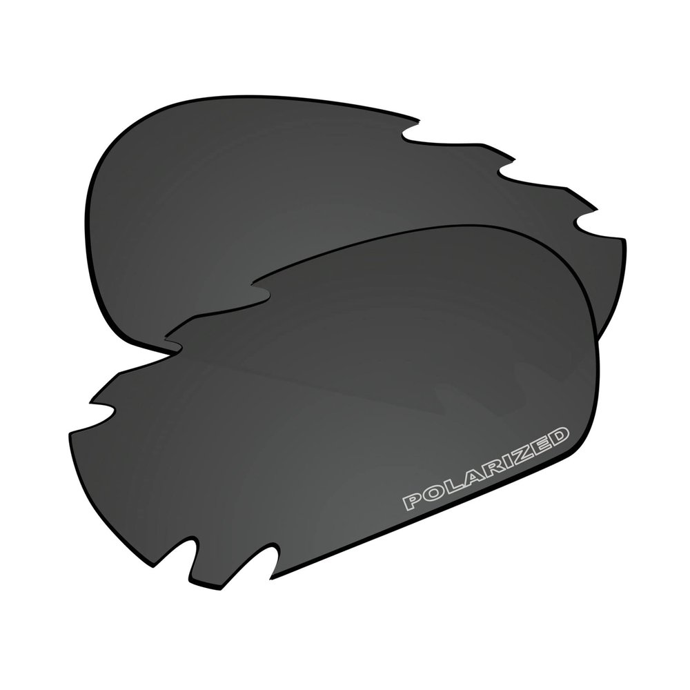 EZReplace Lenses Replacement for Oakley Racing Jacket Vented Sunglasses (Polarized Lenses) - Fits Oakley Racing Jacket Vented Frame (Updated Polycarbonate Carbon Black)