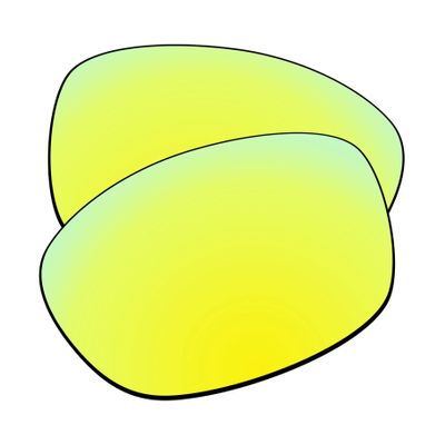 EZReplace Lenses Replacement for Oakley Pit Bull OO9127 Sunglasses (Non-Polarized Lenses) - Fits Oakley Pit Bull Frame (Golden Yellow)