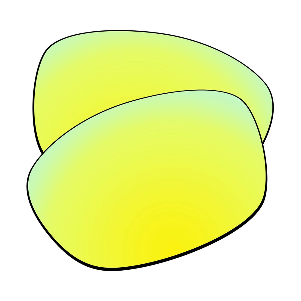 EZReplace Lenses Replacement for Oakley Pit Bull OO9127 Sunglasses (Non-Polarized Lenses) - Fits Oakley Pit Bull Frame (Golden Yellow)