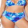 Swimsuits For All Women's Mid-Rise Full Coverage Swim Brief - 28, Beautiful Blue (Plus view 3