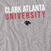 Clark Atlanta University Official Stacked Unisex Adult T Shirt,Athletic Heather, 5X-Large view 2
