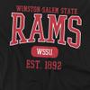 Winston-Salem State University Official Est. Date Unisex Adult T Shirt,Black, 4X-Large view 2