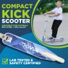 Hurtle Lightweight Kick Stunt Scooter - Lab Tested Safety Certified Street Freestyle Trick Scooter w/Alloy Deck, High Impact Wheels, ABEC-9 Bearing, HIC System - for Kids & Teens (Gravity in Aliens) view 2