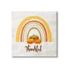 Stupell Industries Thankful Text Orange Autumn Rainbow Abstract Patterns, Design by Ziwei Li view 1