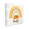 Stupell Industries Thankful Text Orange Autumn Rainbow Abstract Patterns, Design by Ziwei Li view 3