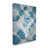 Stupell Industries Conch Shell Vintage Nautical Blue Tie Dye Pattern, Design by Ziwei Li view 3