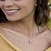 Crown Pendant Necklace - Badass Bestie Jewelry from Best Friend for Birthday Or Christmas, Hard Times Achievement Inspirational Positive Quote Rose Go view 4