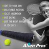 ALIEN PROS 12 Pack Black & Sailor Mix Tennis Racket Grip Tape - Wrap Your Racquet for High Performance view 4