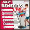 WISHKY SPORT Punching Bag for Kids Incl Boxing Gloves for 3-10 Years Old | Boxing Bag Set Toy with Height Adjustable Stand | Ideal Christmas & Birthday Gift for Boys & Girls Age 3-7 8, 9, 10 Years Old view 2