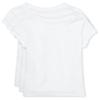 The Children's Place Girls' 3 Pack Short Sleeve Basic Layering T-Shirt, White, Large view 1