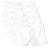 The Children's Place Girls' 5 Pack Basic Cartwheel Short, White, Large view 1