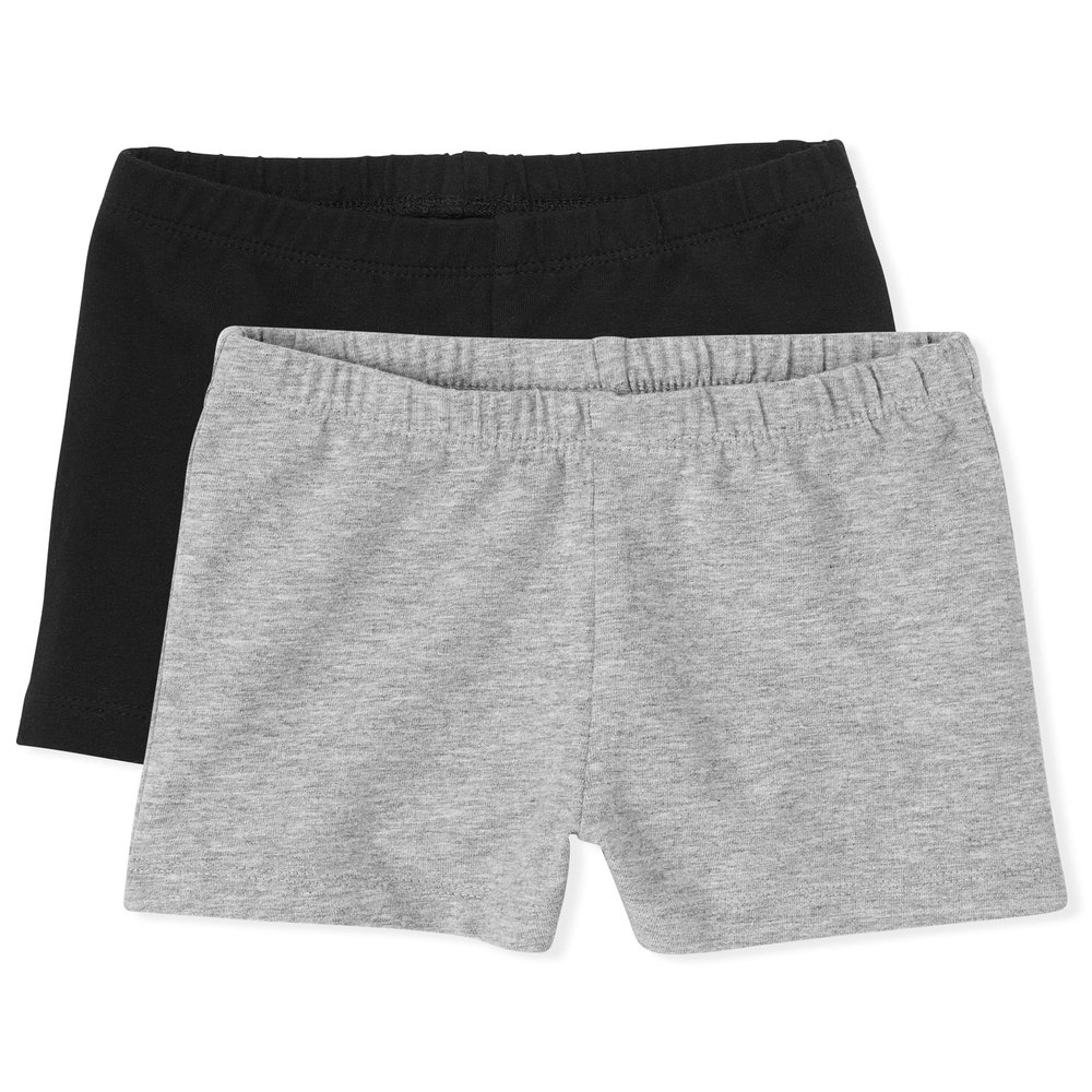 The Children's PlaceThe Children's Place Baby and Toddler Girls Cartwheel Shorts2 packTidal/H Gray