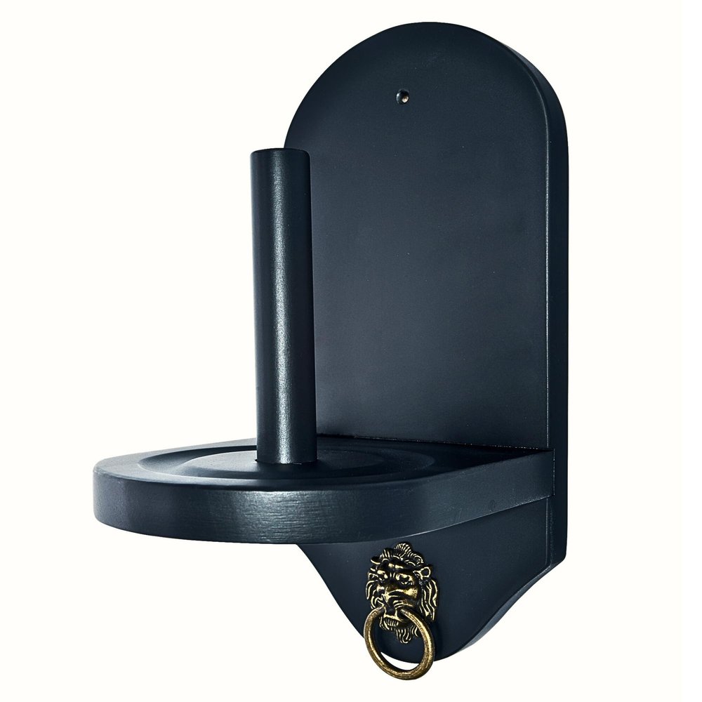 Beer City Billiards Wall Mount Cone Chalk Holder (Matte Black)  Modern Design with Mounting Hardware  Fits Silver Cup or Master Tweeten Cone Talc