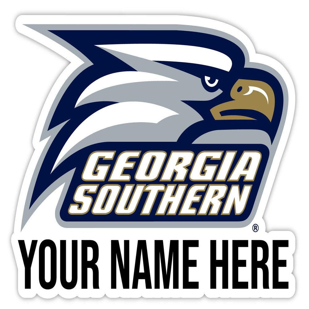 Personalized Customizable Georgia Southern Eagles Vinyl Decal Sticker Custom Name Officially Licensed Collegiate Product