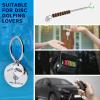 Disc Golf Retriever Pole,Disc Retriever Telescoping Pole with Hook,Expands to 10/16 Feet,Disc Golf Stick Disc Golf Grabber,Disc Golf Gripper Pole,Disc Golf Equipment Disc Golf Accessories (keychain) view 2