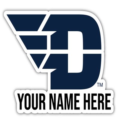 Personalized Customizable Dayton Flyers Vinyl Decal Sticker Custom Name Officially Licensed Collegiate Product