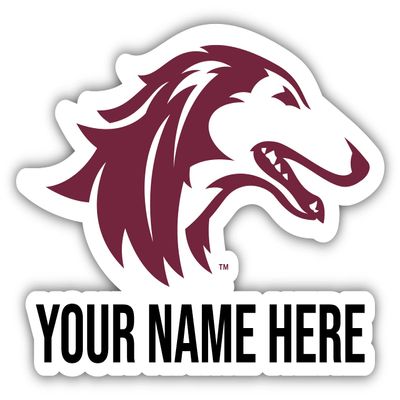 Personalized Customizable Southern Illinois Salukis Vinyl Decal Sticker Custom Name Officially Licensed Collegiate Product