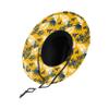 West Virginia Mountaineers NCAA Team Color Straw Hat view 3