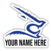 Personalized Customizable Texas A&M Kingsville Javelinas Vinyl Decal Sticker Custom Name Officially Licensed Collegiate Product view 1