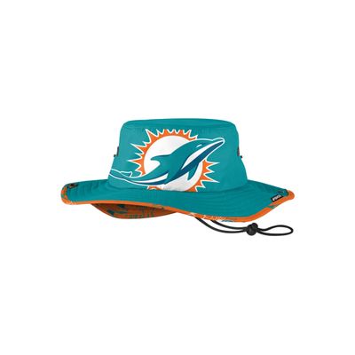 FOCO Miami Dolphins NFL Cropped Big Logo Hybrid Boonie Hat