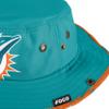 FOCO Miami Dolphins NFL Cropped Big Logo Hybrid Boonie Hat view 4