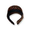 Women's UPF 50+ UV Protection Wide Brim Beach Sun and Sport Visor Hat Leopard view 3