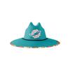 Miami Dolphins NFL Team Color Straw Hat view 2