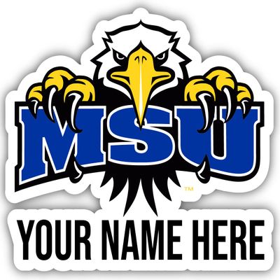 Personalized Customizable Morehead State University Vinyl Decal Sticker Custom Name Officially Licensed Collegiate Product