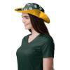 FOCO Green Bay Packers NFL Womens Mini Print Hybrid Boonie Hat view 4