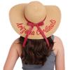 FOCO Arizona Cardinals NFL Womens Wordmark Beach Straw Hat view 4