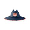 Auburn Tigers NCAA Team Color Straw Hat view 2