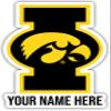 Personalized Customizable Vinyl Decal Sticker Custom Name Officially Licensed Collegiate Product view 1