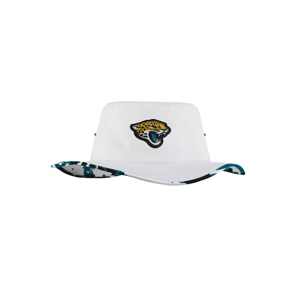 FOCO Jacksonville Jaguars NFL Womens White Hybrid Boonie Hat