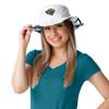 FOCO Jacksonville Jaguars NFL Womens White Hybrid Boonie Hat view 2