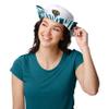 FOCO Jacksonville Jaguars NFL Womens White Hybrid Boonie Hat view 4