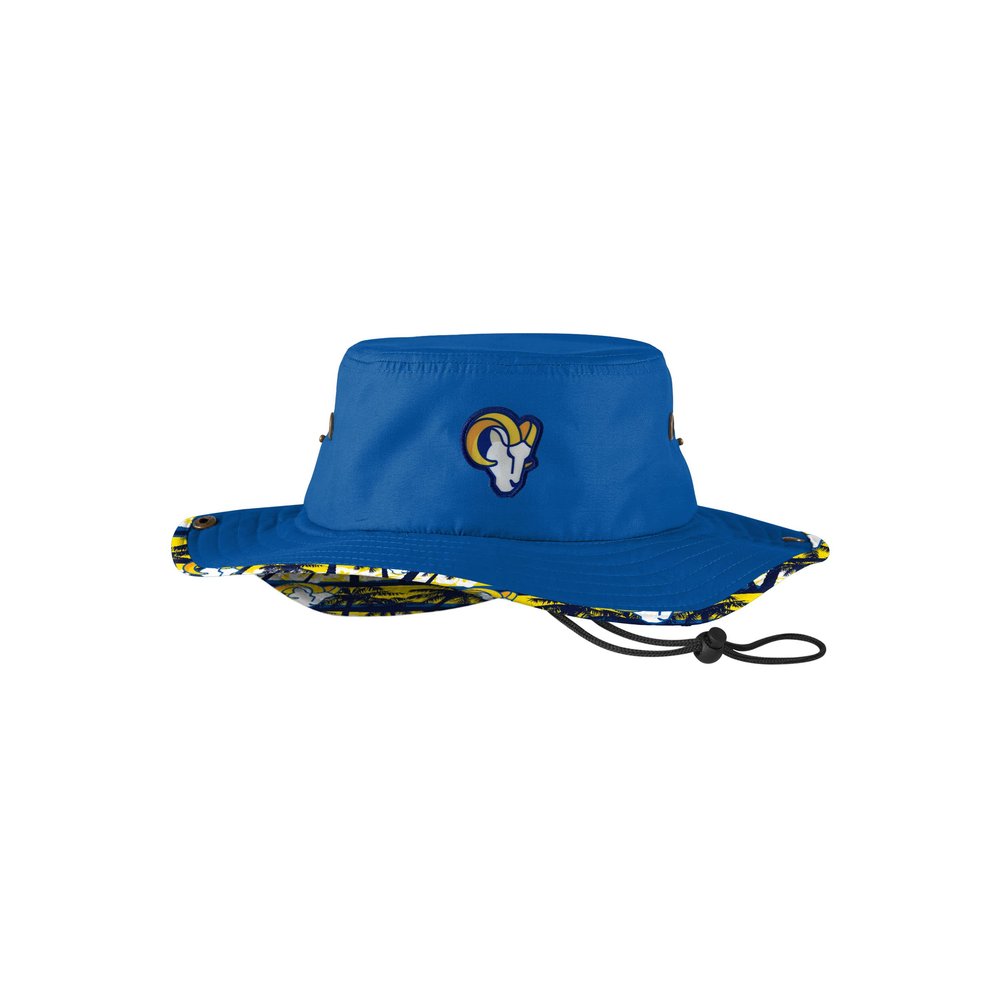 FOCO Los Angeles Rams NFL Solid Hybrid Boonie Hat