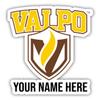 Personalized Customizable Valparaiso University Vinyl Decal Sticker Custom Name Officially Licensed Collegiate Product view 1