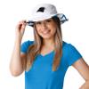 FOCO Carolina Panthers NFL Womens White Hybrid Boonie Hat view 2