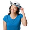 FOCO Carolina Panthers NFL Womens White Hybrid Boonie Hat view 4