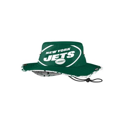FOCO New York Jets NFL Cropped Big Logo Hybrid Boonie Hat
